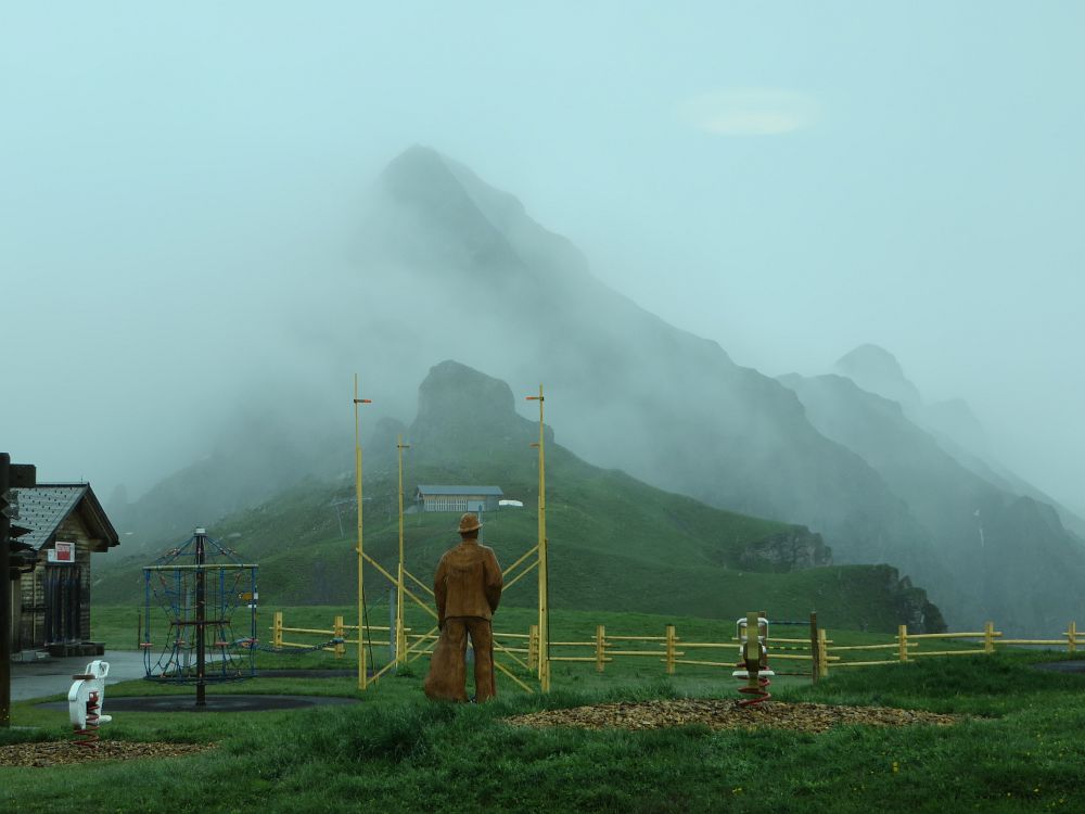 Ab und zu verzog sich der Nebel
